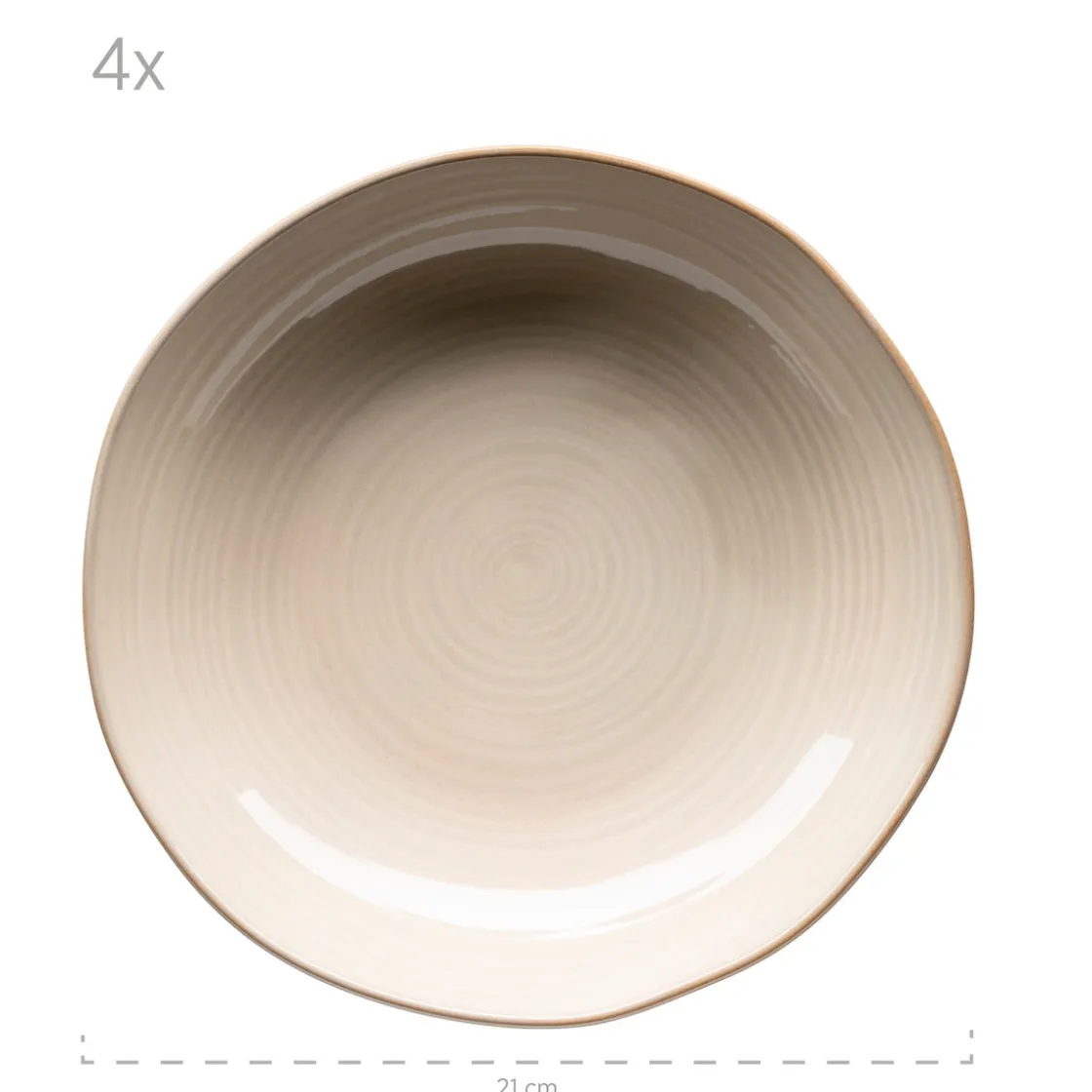 Geschirrsets|Die moderne Hausfrau Tafelservice, Keramik Nottingham Beige