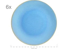 Geschirrsets|Die moderne Hausfrau Tafelservice, Keramik OSSIA Sand