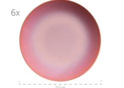 Geschirrsets|Die moderne Hausfrau Tafelservice, Keramik OSSIA Dunkelblau