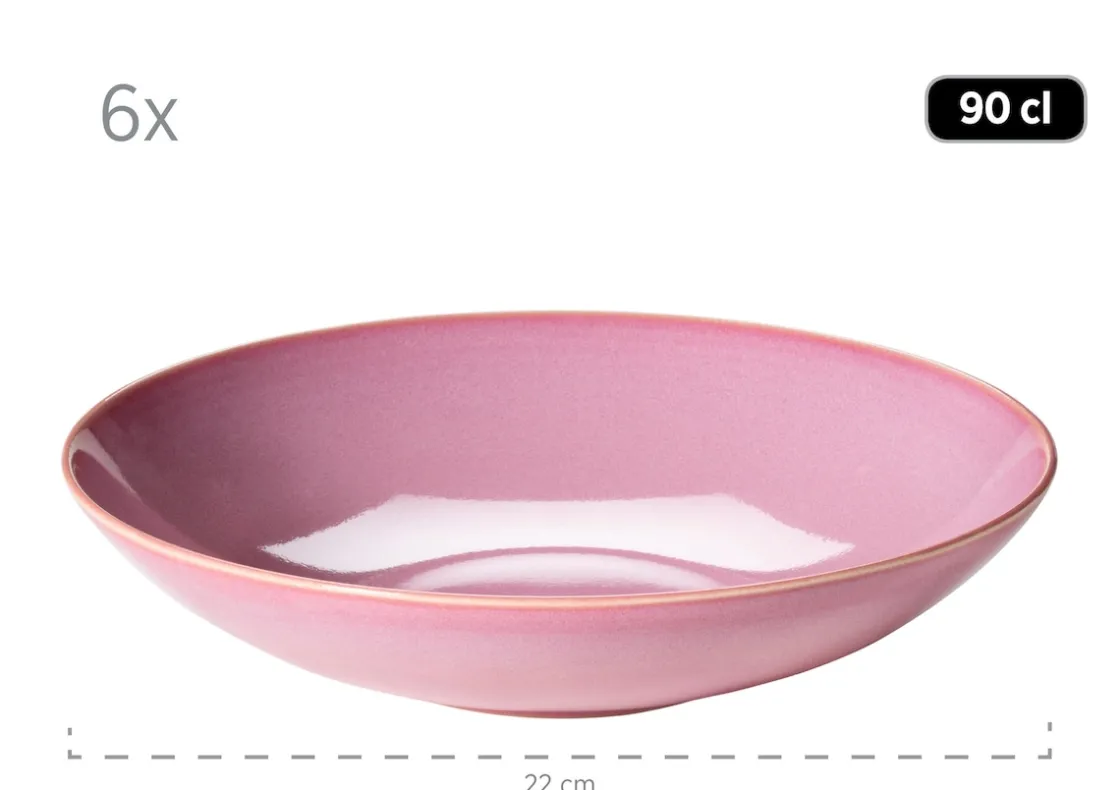 Geschirrsets|Die moderne Hausfrau Tafelservice, Keramik OSSIA Sand, Hellblau