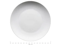 Geschirrsets|Die moderne Hausfrau Tafelservice, Porzellan BARCA 6 x Speiseteller, 6 x Suppenteller