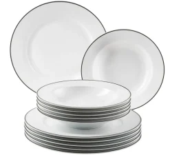 Geschirrsets|Die moderne Hausfrau Tafelservice, Porzellan Nola