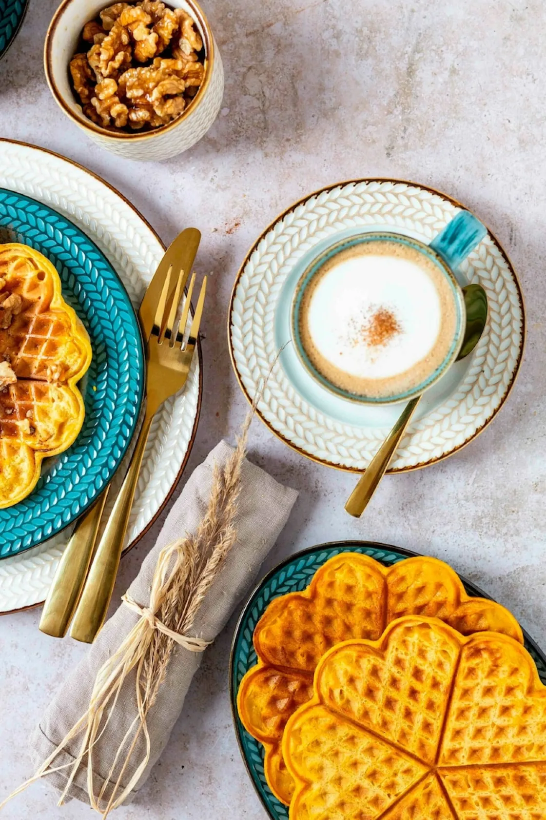 Geschirrsets|Die moderne Hausfrau Tafelservice, Porzellan Prospero Blau