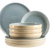 Geschirrsets|Die moderne Hausfrau Tafelservice, Steinzeug Candy Blau