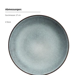 Die moderne Hausfrau Tafelservice, Steinzeug Smoky's Grün