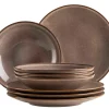 Geschirrsets|Die moderne Hausfrau Tafelservice, Steinzeug Smoky's Braun
