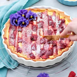 Auflaufformen|Die moderne Hausfrau Tarteform 27 cm, Keramik KITCHEN TIME Weiß