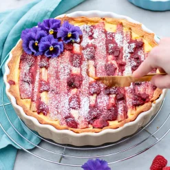 Auflaufformen|Die moderne Hausfrau Tarteform 27 cm, Keramik KITCHEN TIME Grau