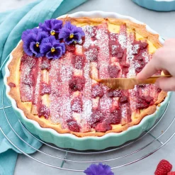 Auflaufformen|Die moderne Hausfrau Tarteform 27 cm, Keramik KITCHEN TIME Grün