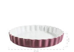 Auflaufformen|Die moderne Hausfrau Tarteform 27 cm, Keramik KITCHEN TIME Berry