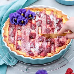 Auflaufformen|Die moderne Hausfrau Tarteform 27 cm, Keramik KITCHEN TIME Blau