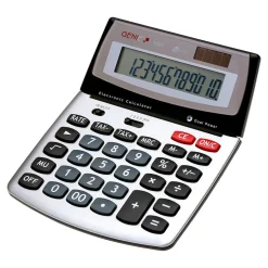 Bürobedarf|Die moderne Hausfrau Taschenrechner mit Jumbo Display