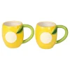Tassen|Osterdekoration|Die moderne Hausfrau Tassen-Set „Lemon“, 2 Stück je 440 ml