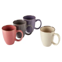 Tassen|Die moderne Hausfrau Tassen-Set "Natur", 4 Stück je 410 ml