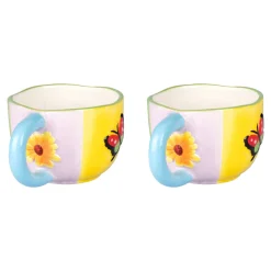 Die moderne Hausfrau Tassen-Set „Sommer“, 2 Stück je 330 ml