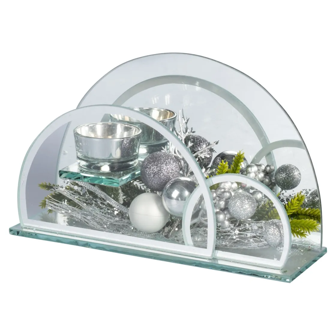 Weihnachtsdekoration·Weihnachtsbeleuchtung|Weihnachtsdekoration·Weihnachtskerzen|Die moderne Hausfrau Teelichthalter „Weihnachtstraum“