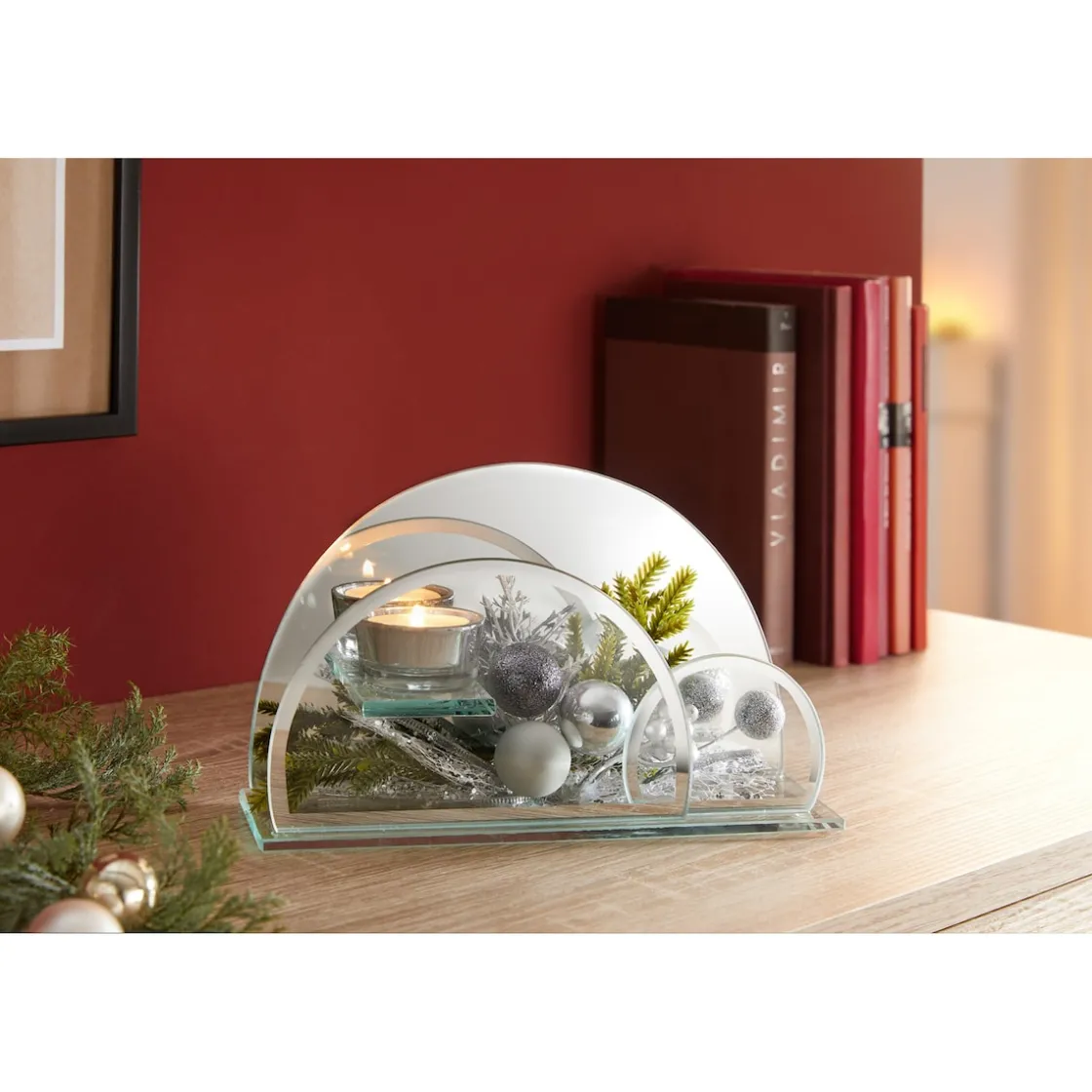 Weihnachtsdekoration·Weihnachtsbeleuchtung|Weihnachtsdekoration·Weihnachtskerzen|Die moderne Hausfrau Teelichthalter „Weihnachtstraum“