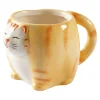 Tassen|Die moderne Hausfrau Teetasse „Katze“, 200 ml orange