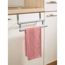 Küchenregale|Badaccessoires ·Handtuchhalter|Die moderne Hausfrau Teleskop-Handtuchstange "Doppel"
