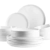 Geschirrsets|Die moderne Hausfrau Teller Set, Porzellan Navina