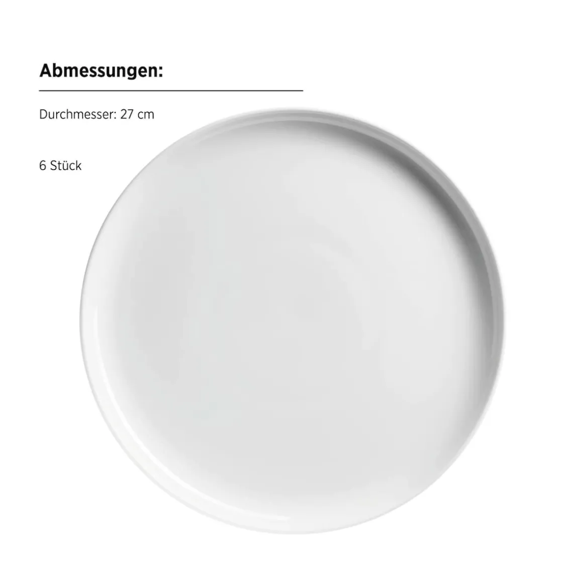 Geschirrsets|Die moderne Hausfrau Teller Set, Porzellan Navina