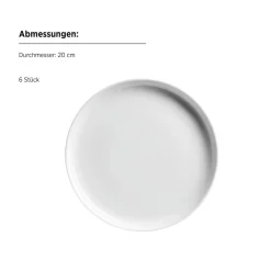 Geschirrsets|Die moderne Hausfrau Teller Set, Porzellan Navina