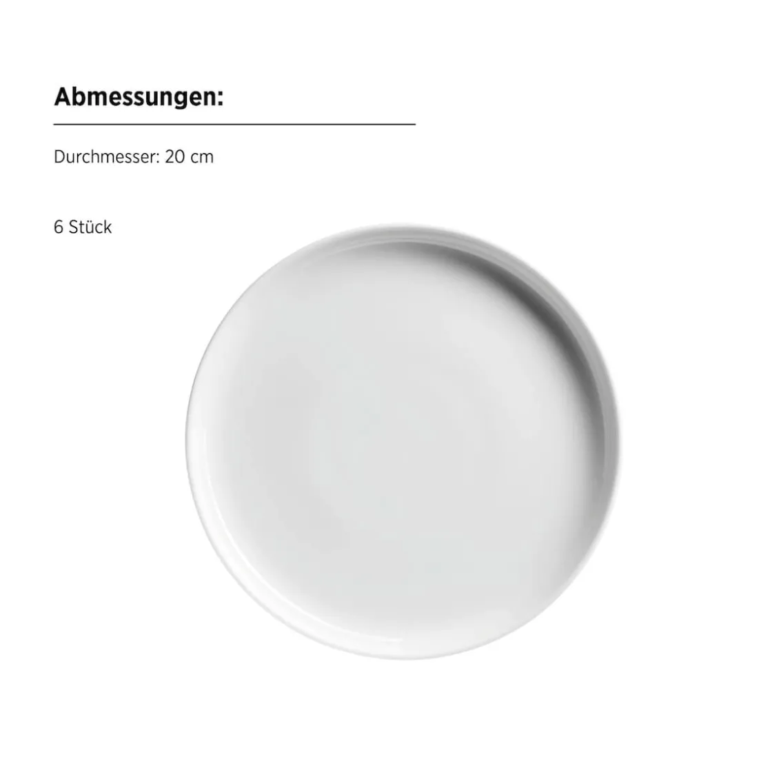 Geschirrsets|Die moderne Hausfrau Teller Set, Porzellan Navina