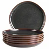 Geschirrsets|Die moderne Hausfrau Teller Set, Steinzeug Cordelia Braun