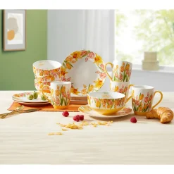 Teller|Die moderne Hausfrau Teller „Tulpen“, 4 Stück