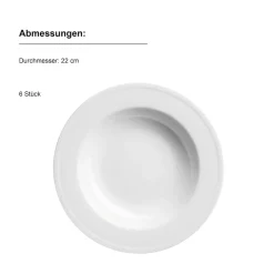 Geschirrsets|Die moderne Hausfrau Tellerservice, Porzellan Arlona