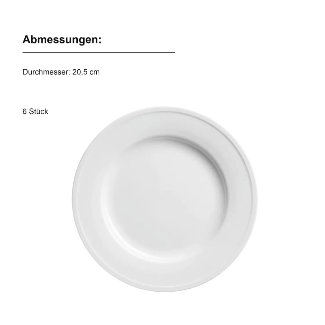 Geschirrsets|Die moderne Hausfrau Tellerservice, Porzellan Arlona