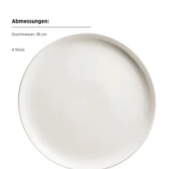 Geschirrsets|Die moderne Hausfrau Tellerset, Porzellan Taya