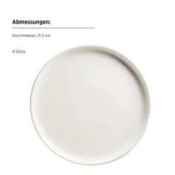 Geschirrsets|Die moderne Hausfrau Tellerset, Porzellan Taya