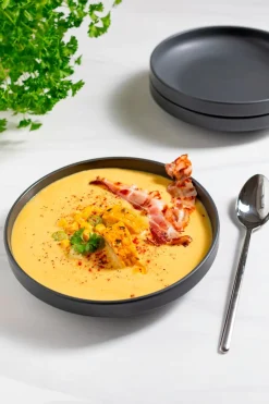 Geschirrsets|Die moderne Hausfrau Tellerset, Porzellan Vada Weiß