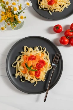 Geschirrsets|Die moderne Hausfrau Tellerset, Porzellan Vada Weiß