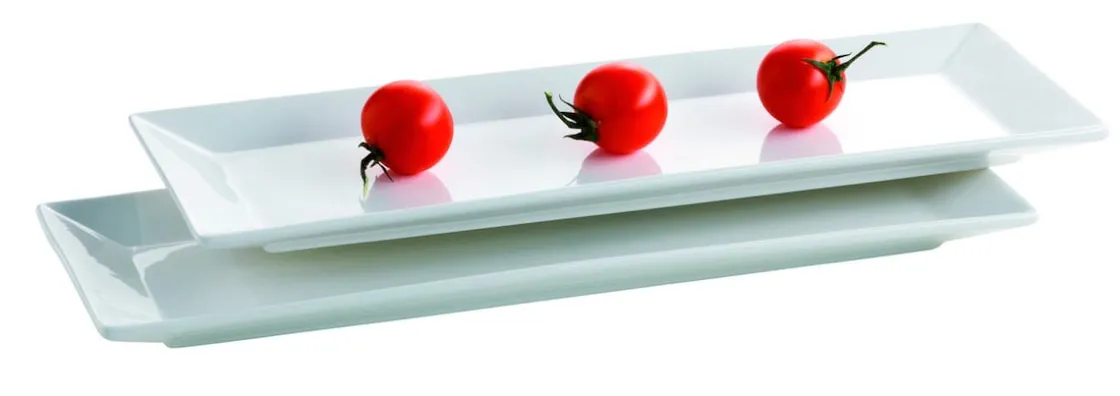 Geschirrsets|Die moderne Hausfrau Tellerset rechteckig TRENDY LINE
