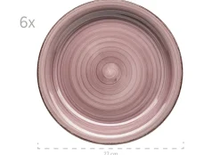 Die moderne Hausfrau Teller-Set, Steingut Lumaca Berry