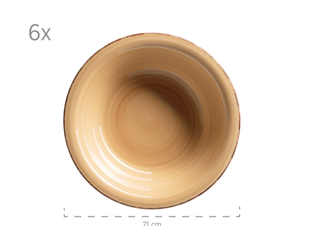 Geschirrsets|Die moderne Hausfrau Teller-Set, Steingut Lumaca Dunkelblau