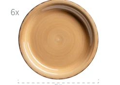 Geschirrsets|Die moderne Hausfrau Teller-Set, Steingut Lumaca Laguna