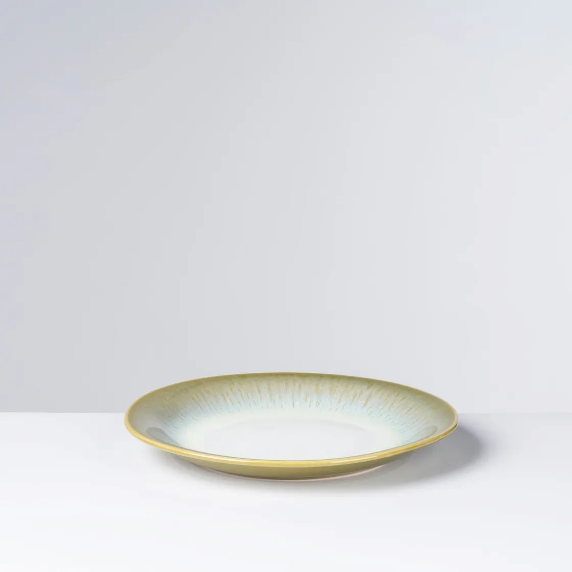 Geschirrsets|Die moderne Hausfrau Teller-Set, Steinzeug Flussufer blau, grün, weiß