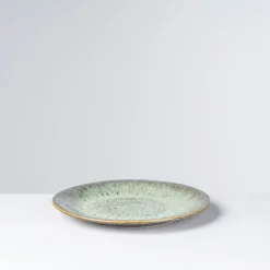 Geschirrsets|Die moderne Hausfrau Teller-Set, Steinzeug Flussufer blau, grün, braun