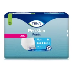 Inkontinenzhosen|Die moderne Hausfrau Tena ProSkin Pants unisex Plus 1440 ml, 14 Stück