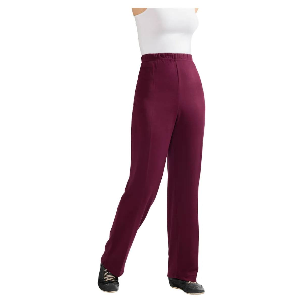 Damen Die moderne Hausfrau Thermohose "Manuela" bordeaux