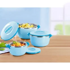 Schalen & Schüsseln|Die moderne Hausfrau Thermoschüssel blau