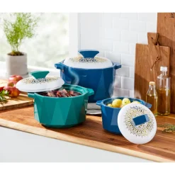 Schalen & Schüsseln|Die moderne Hausfrau Thermoschüssel „Festtag“ 3 Liter