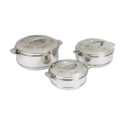 Schalen & Schüsseln|Die moderne Hausfrau Thermoschüssel "Galant", Edelstahl Set, 6 Teile