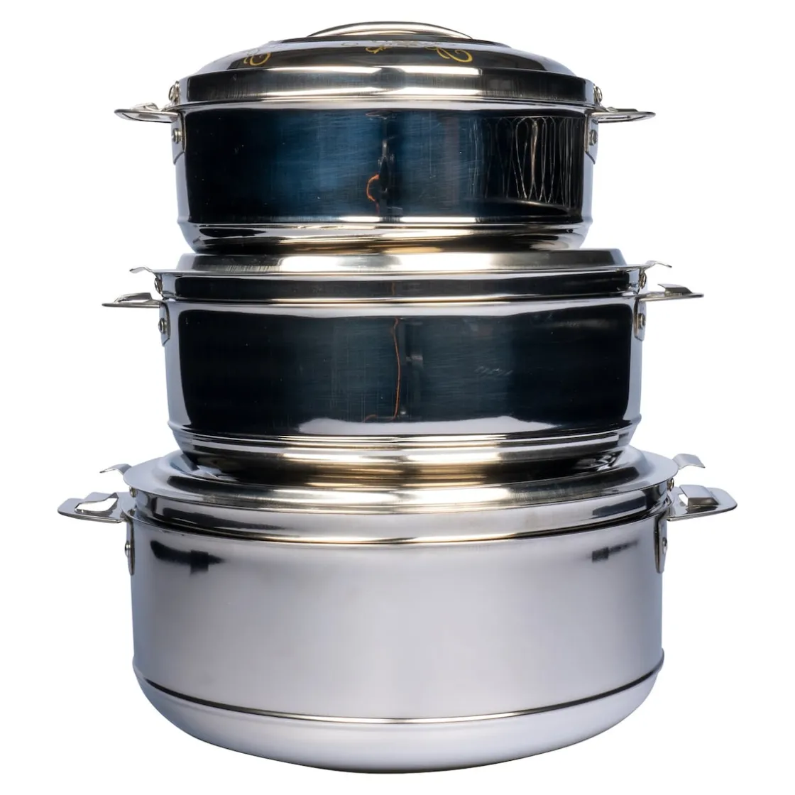 Schalen & Schüsseln|Die moderne Hausfrau Thermoschüssel "Galant", Edelstahl 1,4 l