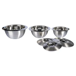 Schalen & Schüsseln|Die moderne Hausfrau Thermoschüssel mit Deckel, Edelstahl Set