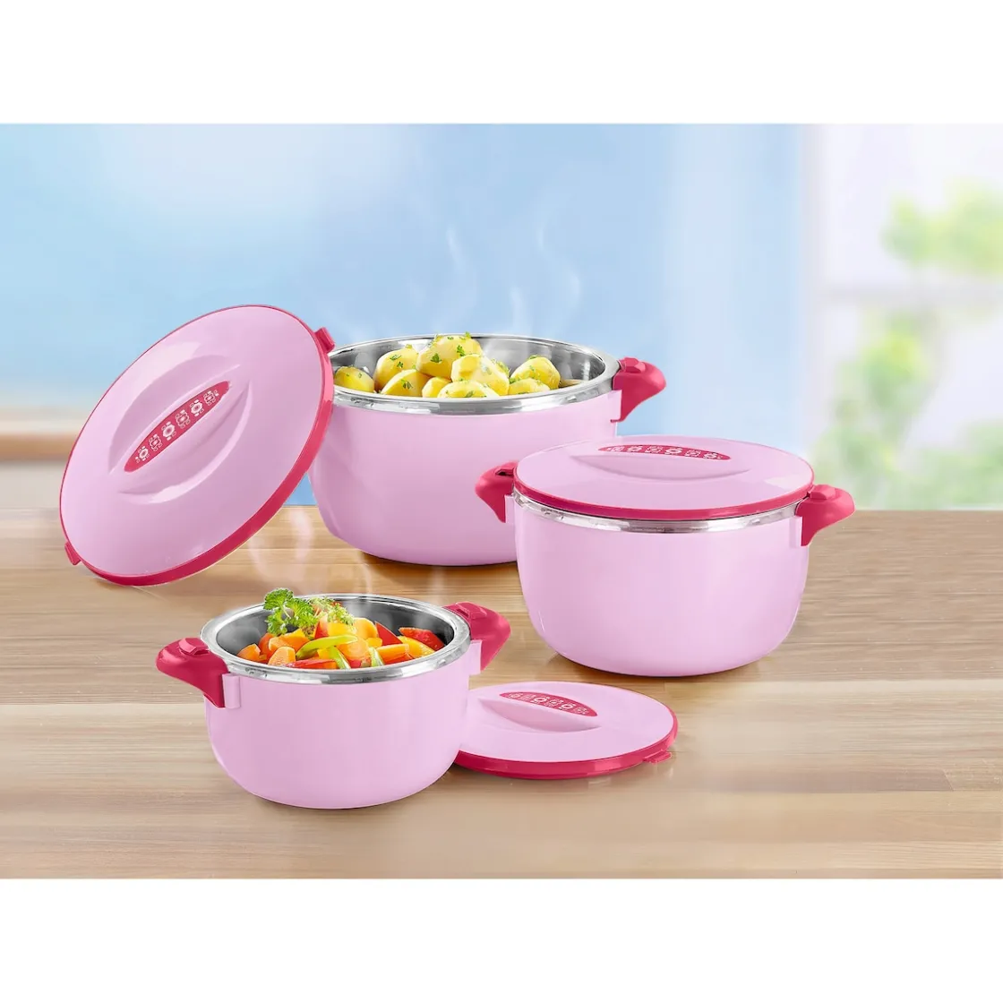 Schalen & Schüsseln|Die moderne Hausfrau Thermoschüssel rosa