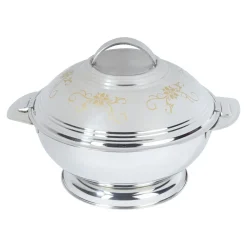 Schalen & Schüsseln|Die moderne Hausfrau Thermoservierschüssel "Galant" - Edelstahl